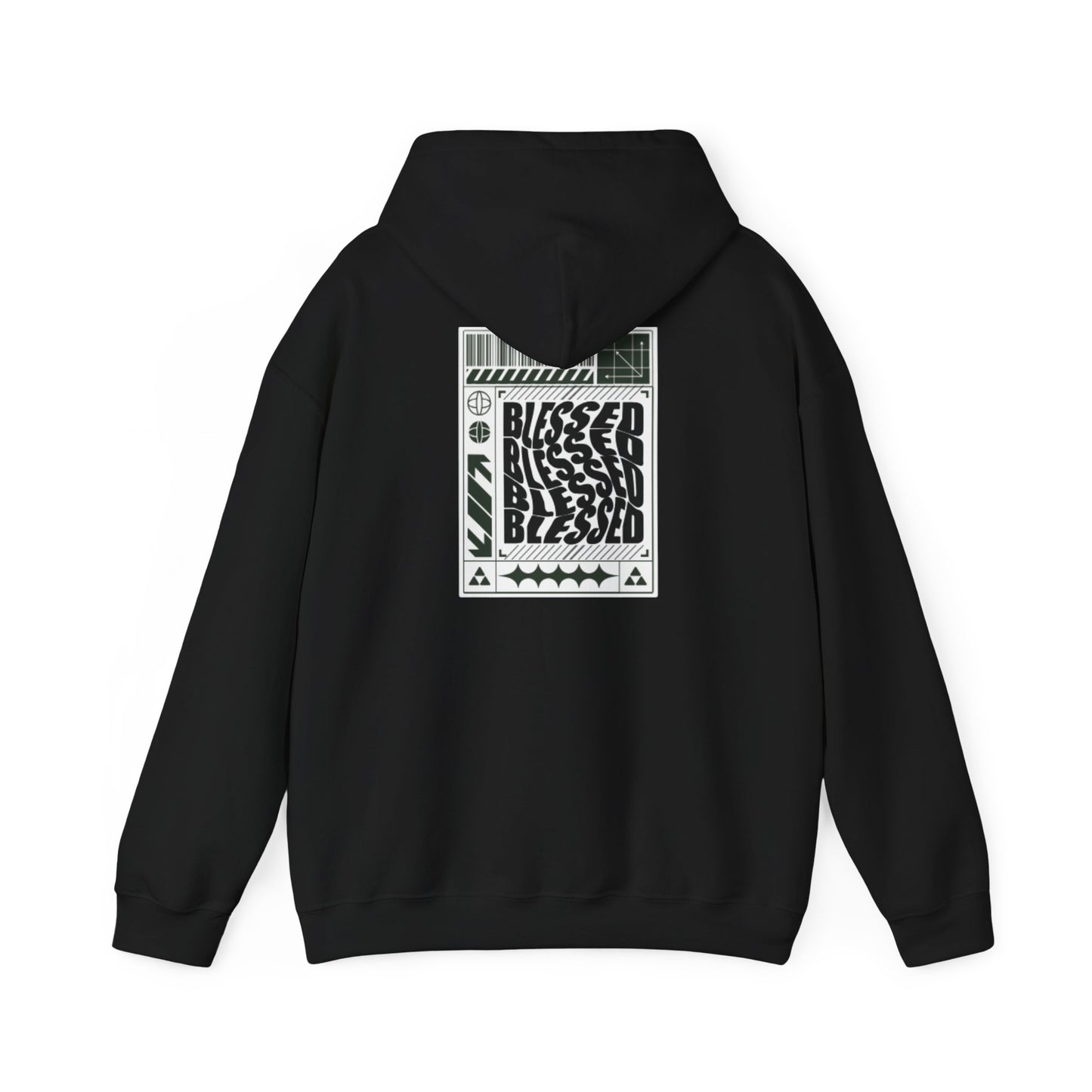 'SANCTED' BLESSED Hoodie Design - Cozy Spiritual Style