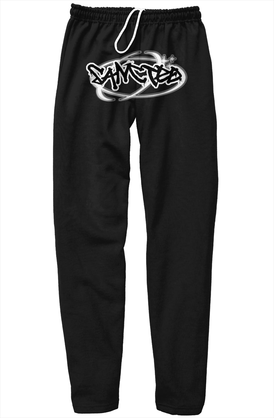 'SANCTED' Men's Tracksuit Pants – Modern Streetwear Comfort