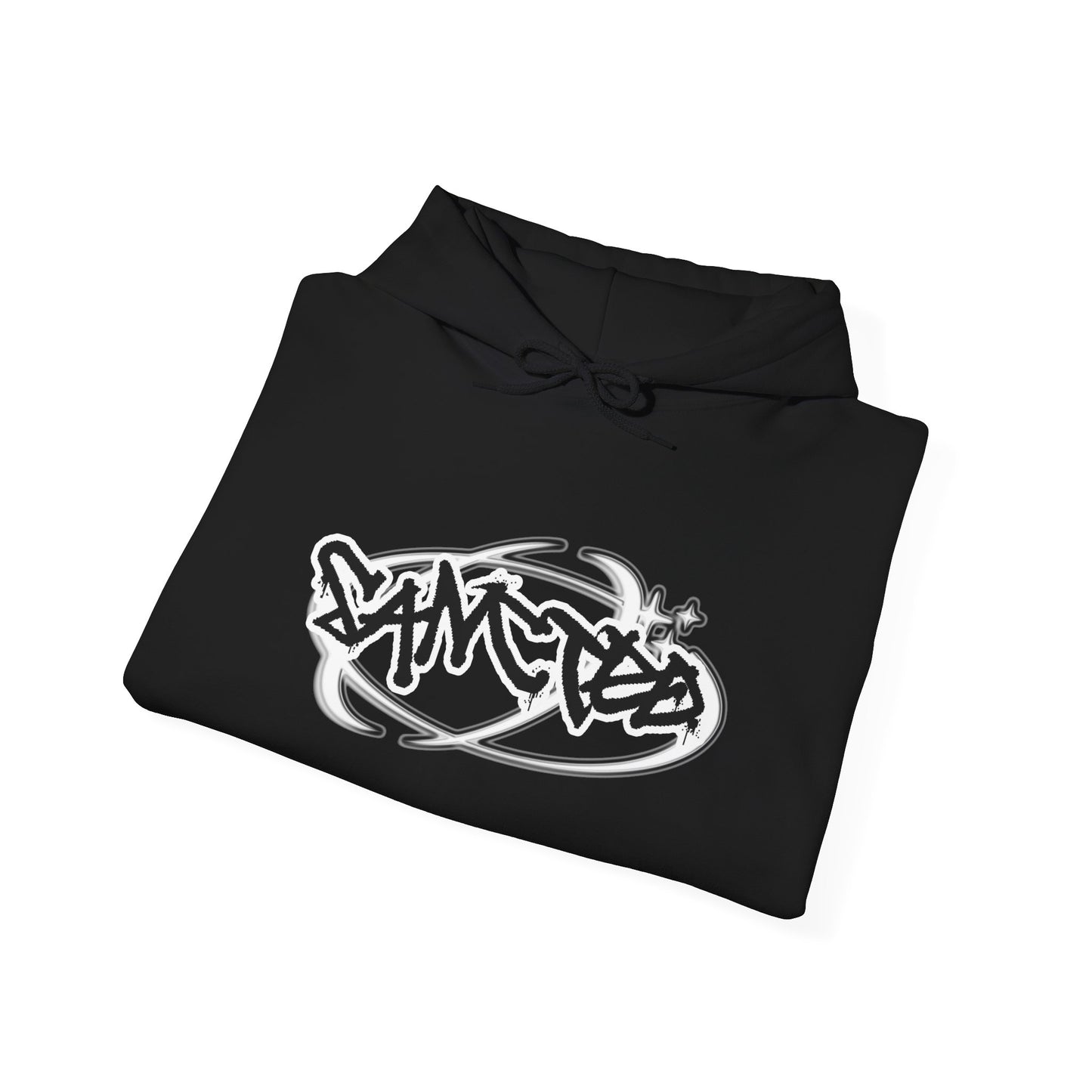 'SANCTED' BLACK Streetwear Bundle Hoodie + Pants