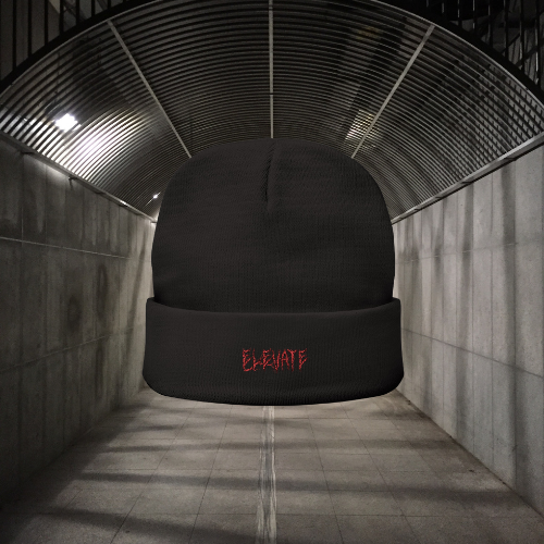 'ELEVATE' Knit Beanie - Stylish Embroidered Winter Hat